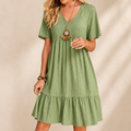 Summer Breeze Peplum Mini Dress