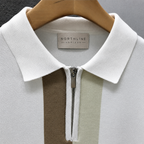 Belmont Soft Touch Half-Zip Knit Polo