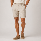Ashford Classic Fit Elastic Waist Shorts