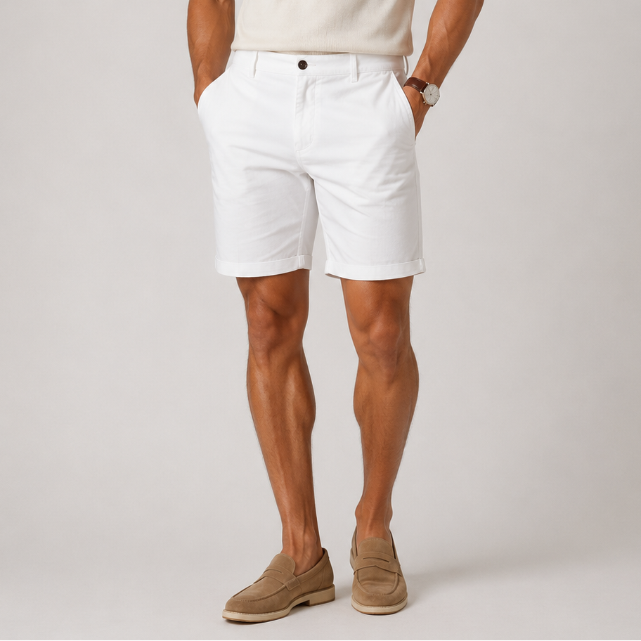 Ashford Classic Fit Elastic Waist Shorts
