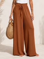 Women’s High-Waist Wide-Leg Beach Pants