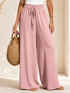 Women’s High-Waist Wide-Leg Beach Pants