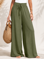 Women’s High-Waist Wide-Leg Beach Pants