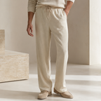 Men's Relaxed Fit Cotton Linen Pants