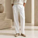 Men's Relaxed Fit Cotton Linen Pants