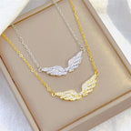 Angel Wing Stainless Steel Necklace