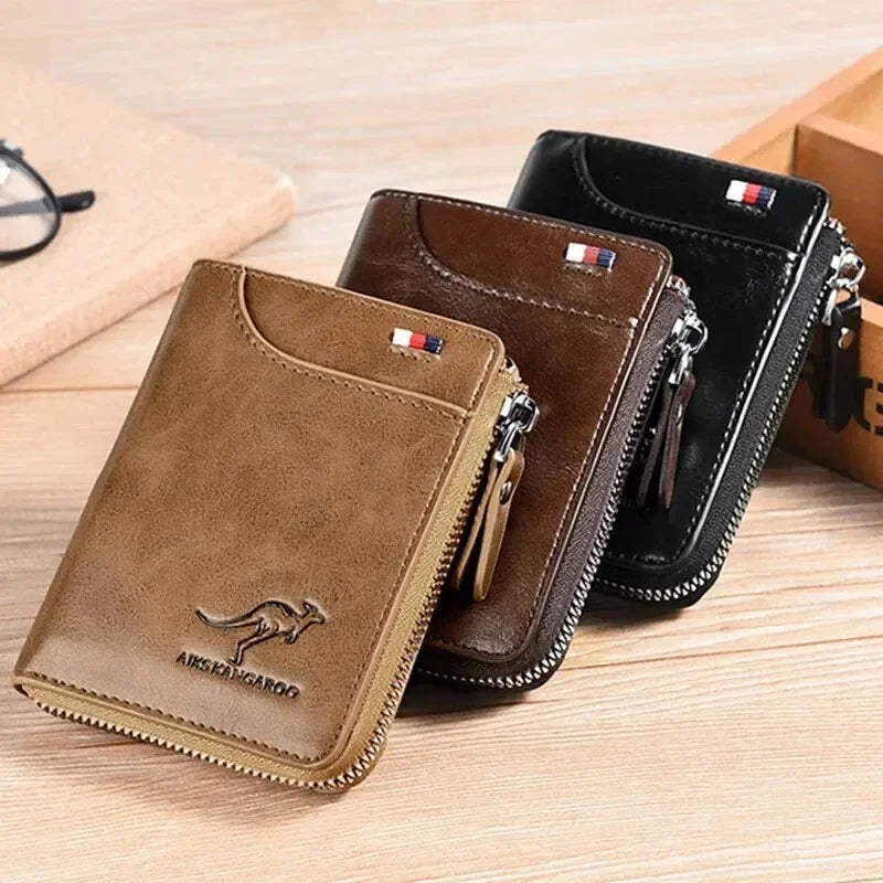 Flash sale : Men RFID Protection Purses Carteira Masculina Luxury
