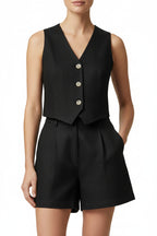 Women's Lightweight Cotton Linen Matching Set
