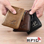 Flash sale : Men RFID Protection Purses Carteira Masculina Luxury