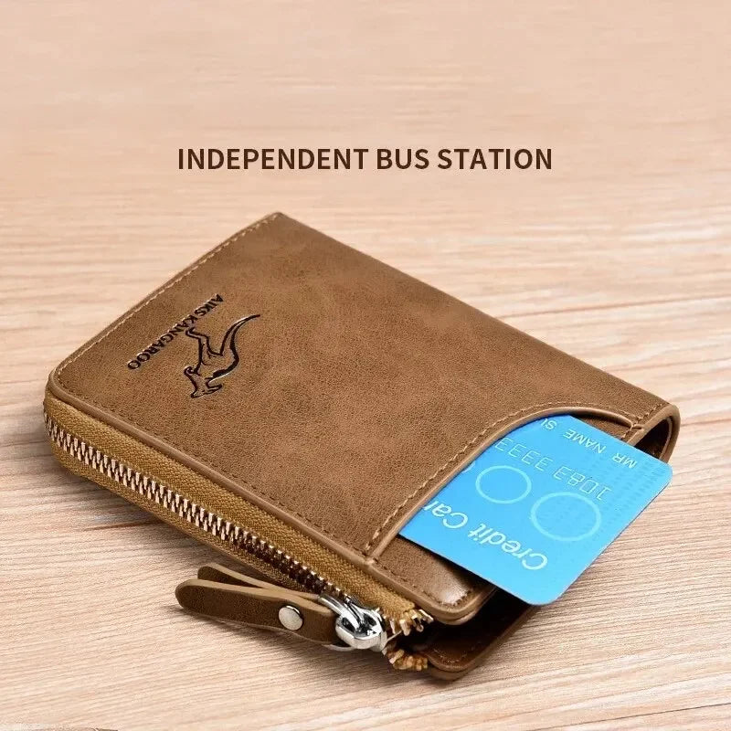 Flash sale : Men RFID Protection Purses Carteira Masculina Luxury
