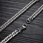 Men’s 8mm–14mm Stainless Steel Cuban Link Chain