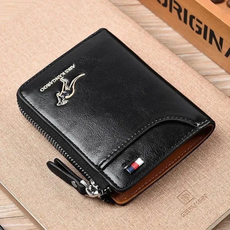 Flash sale : Men RFID Protection Purses Carteira Masculina Luxury